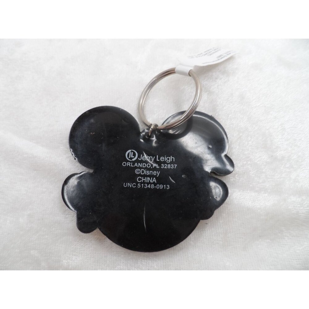 Disney Mickey Mouse Rubber Keychain With Colorful Logo - Picture 4 of 5